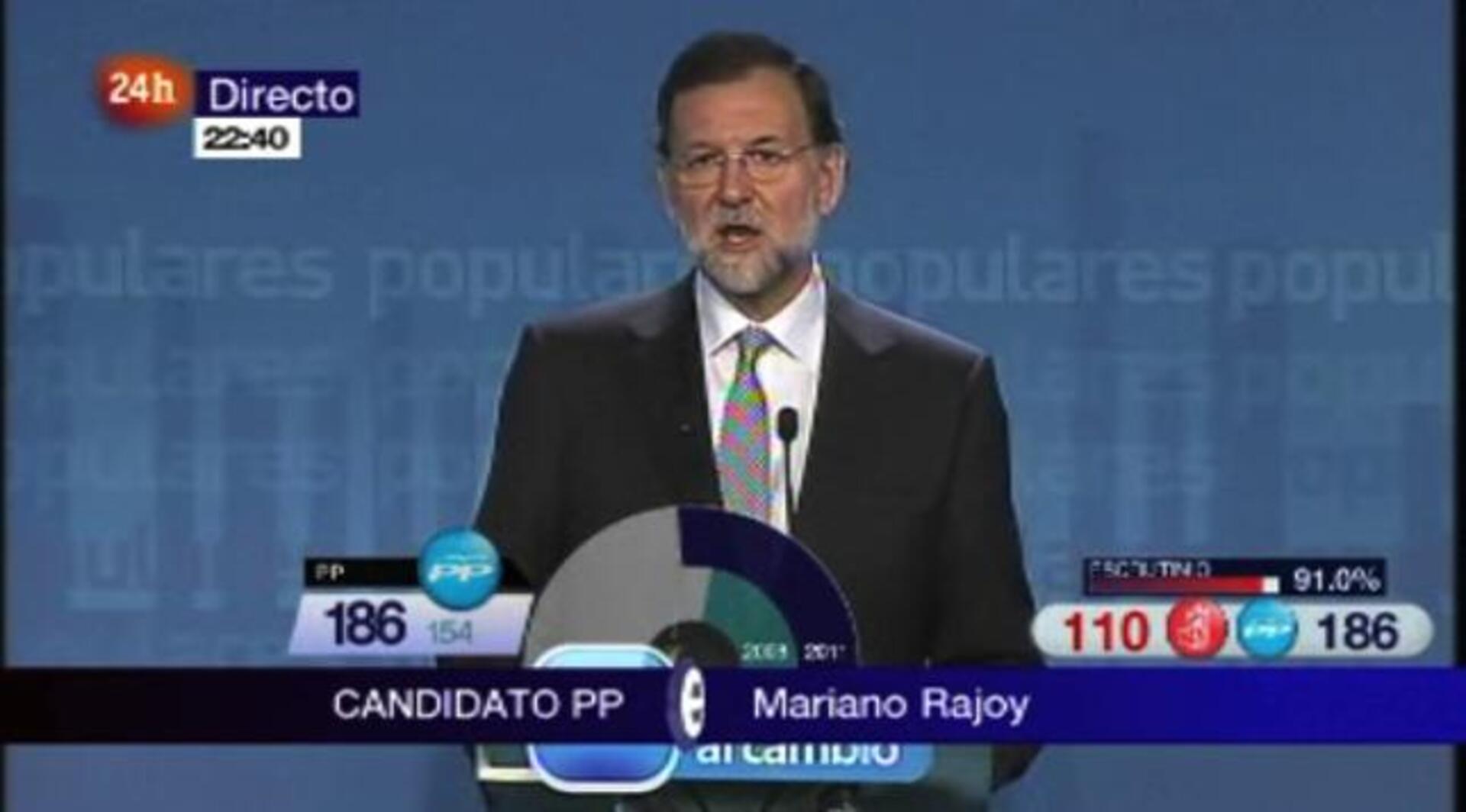 Rajoy: «Queremos devolver a los españoles el orgullo de serlo»