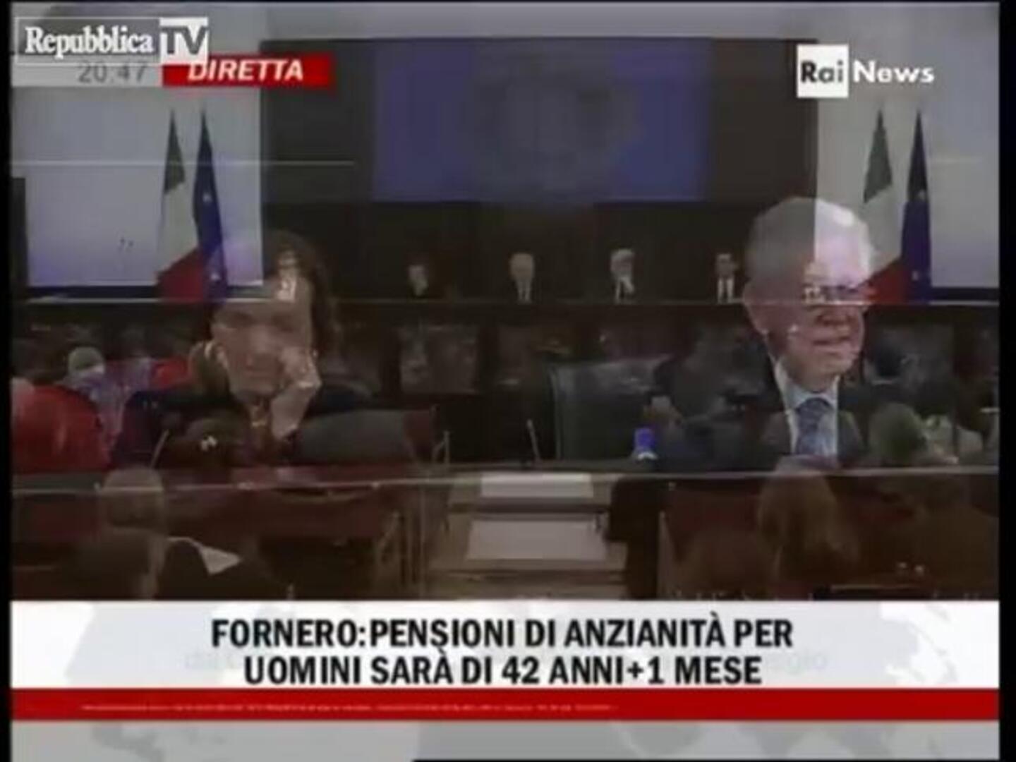 Luz verde entre lágrimas al plan de ajuste «Salva-Italia»