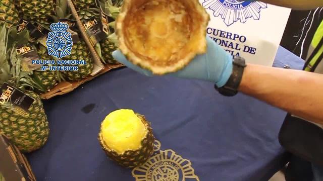 Intervenidos 67 kilos de cocaína en el interior de piñas huecas en MercaMadrid