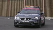 Al volante del Seat Safety Car