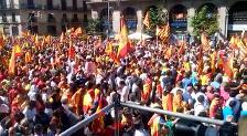 Manifestación en Barcelona por la unidad de España