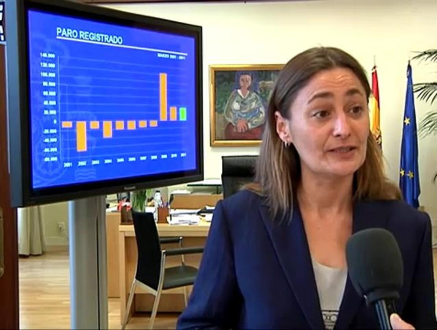 El paro registrado sube en marzo en 34.406 personas