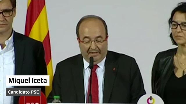 Así han sido las reacciones de todas las fuerzas politicas en Cataluña