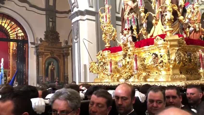 Juanma Moreno en la Sermana Santa de Málaga