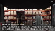 Los Reyes Magos llenan de luz y color la plaza de San Francisco de Sevilla desde este viernes
