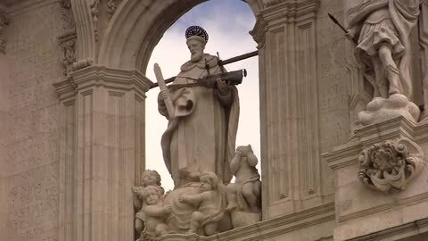 Entrada principal del palacio de San Telmo