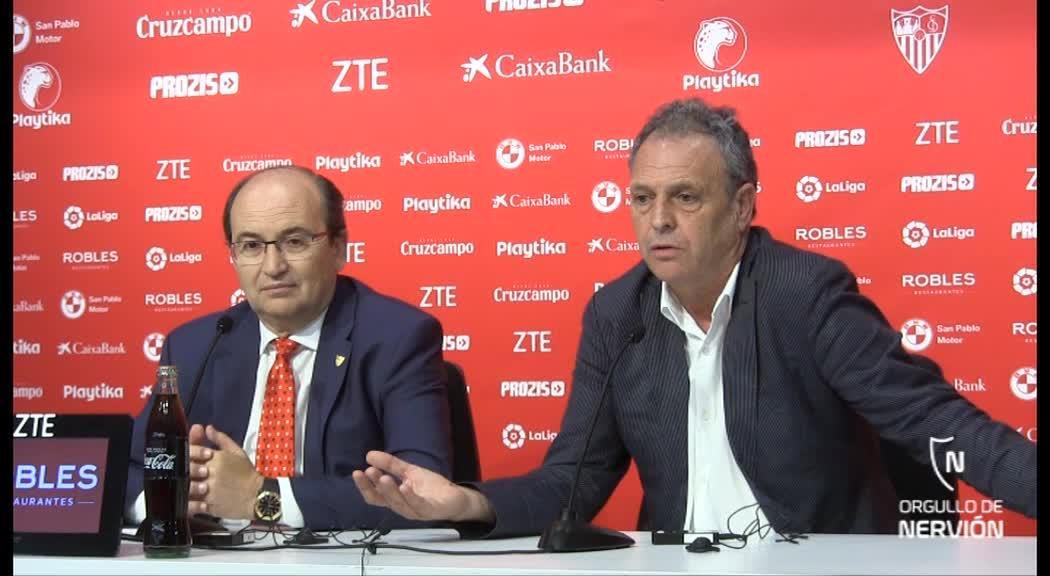 Caparrós y Castro se refieren al futuro de Nzonzi y Banega en el Sevilla