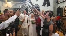 La boda de Juego de Tronos de Daeneris Anabel y el Lord Comandante Antonio en Jerez