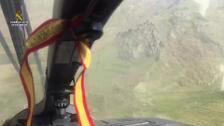 Rescate en los Pirineos: «Los rayos caían a 30 metros de nosotros y nos vimos acorralados»