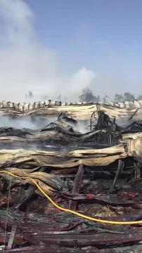 La inmensa nube de humo que ha dejado el devastador incendio