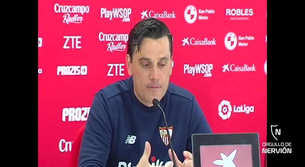Montella asegura que el estadio del Sevilla FC le da al equipo una fuerza increíble
