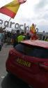 Incidentes en la manifestación de agentes de Policía Nacional y Guardia Civil frente a Gibraltar