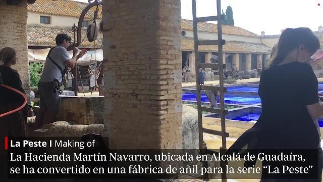 El equipo de producción en la fábrica de añil