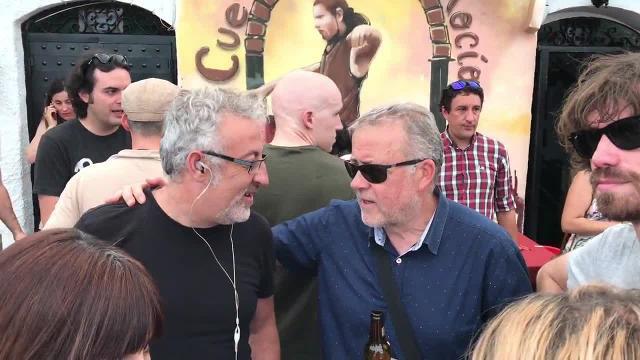 Los Planetas, durante su actuación exclusiva en el Sacromonte de Granada