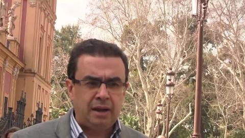 ¿Quiénes son los personajes que coronan la fachada del palacio de San Telmo?