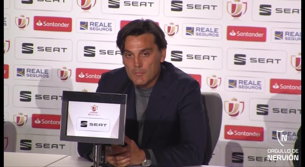 Montella analiza la final de la Copa ante el Barcelona