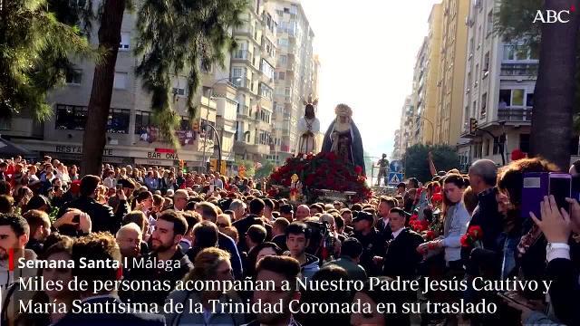 El Cautivo y la Virgen de la Trinidad en el Hospital Civil