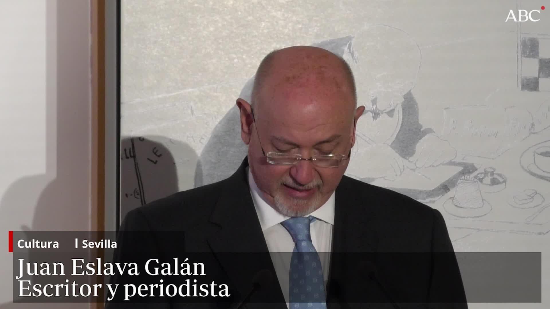 El escritor Juan Eslava Galán obtiene el XIX Premio Joaquín Romero Murube