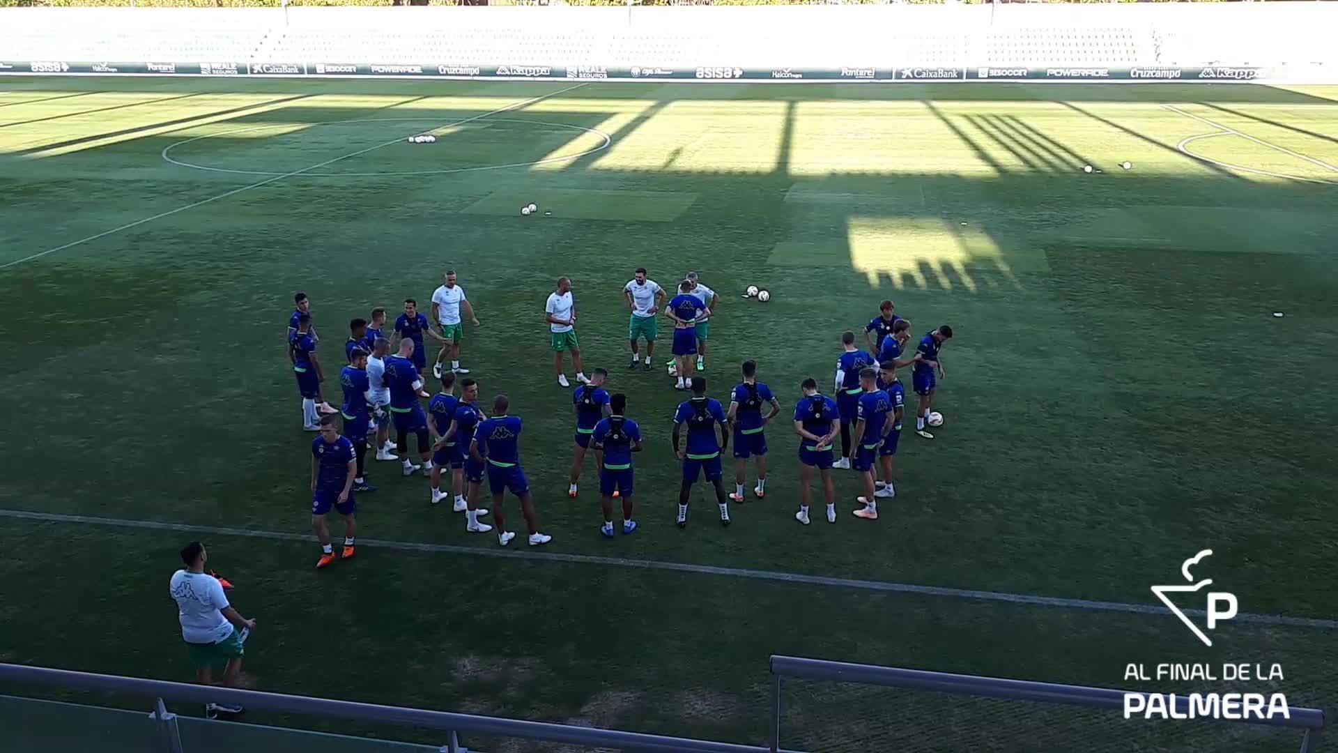 El Betis se ejercita con todos los efectivos pensando en el Dudelange