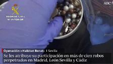 Desarticulada una banda que robaba en viviendas de Sevilla mientras sus propietarios dormían