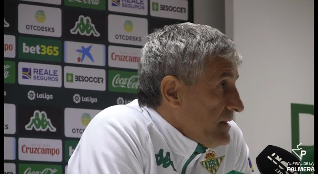 Setién: &quot;Todos sabemos el futbolista que es Messi&quot;