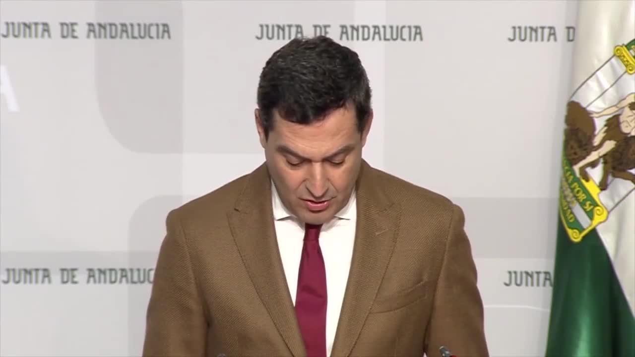 Juanma Moreno presenta un Gobierno &#039;con capacidad demostrada y comprometido con el cambio&#039;