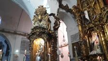 Estampa histórica en Santa María: la Virgen del Rosario visita al Nazareno