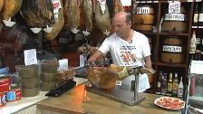 José, un cortador de jamón y su historia de superación