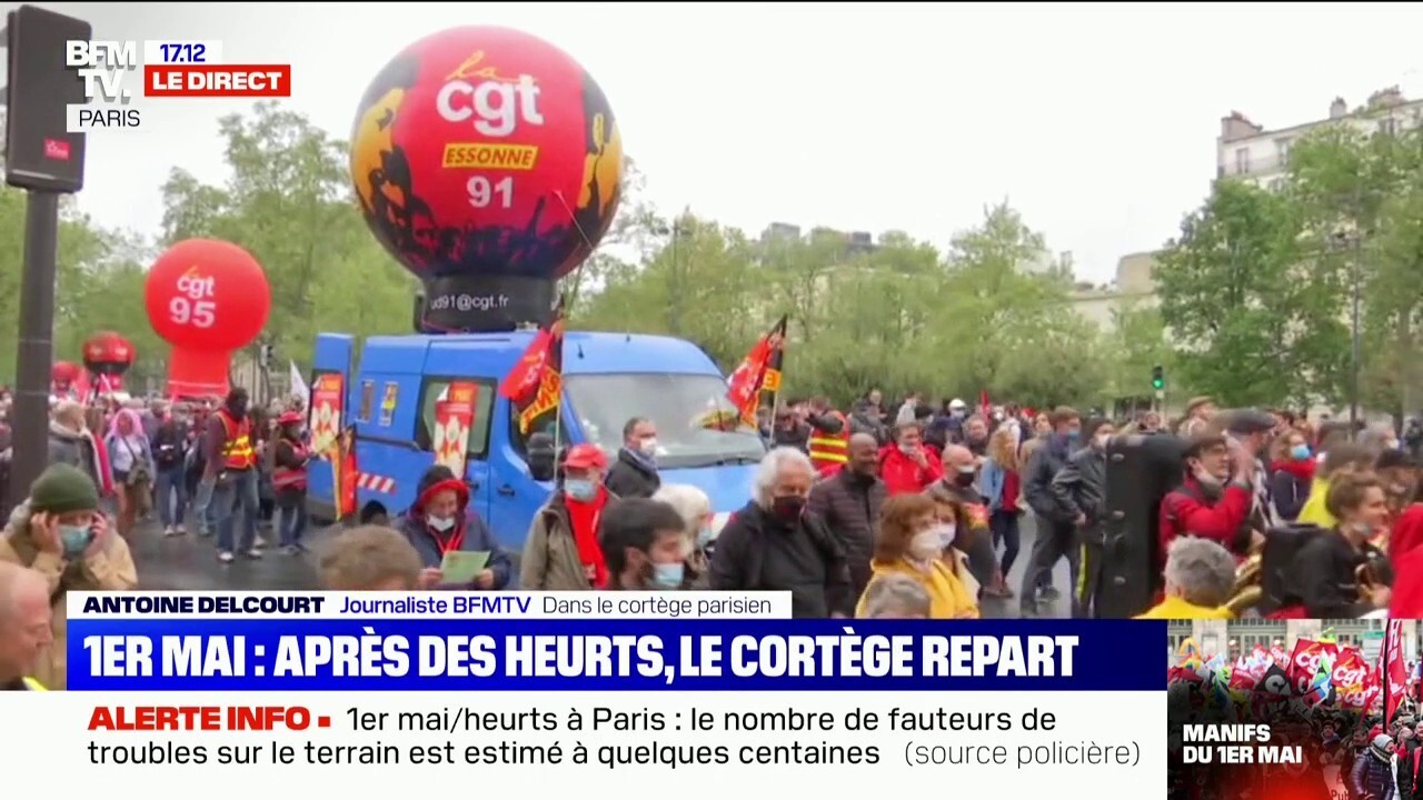 1er Mai Le Cortege Parisien Est Reparti Dans Le Calme