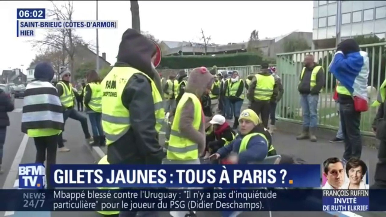 Gilets Jaunes La Manifestation Du Samedi 24 Novembre à Paris Sorganise