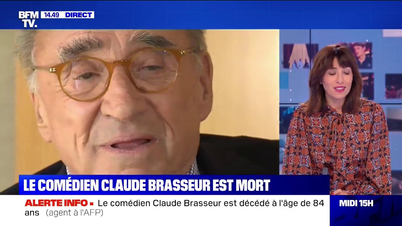 Mort Du Comedien Claude Brasseur A L Age De 84 Ans