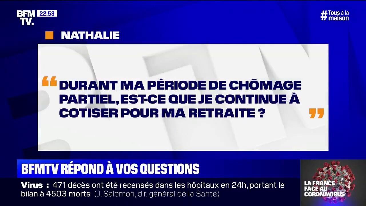 Le Chomage Partiel Sera Pris En Compte Pour La Retraite De Base