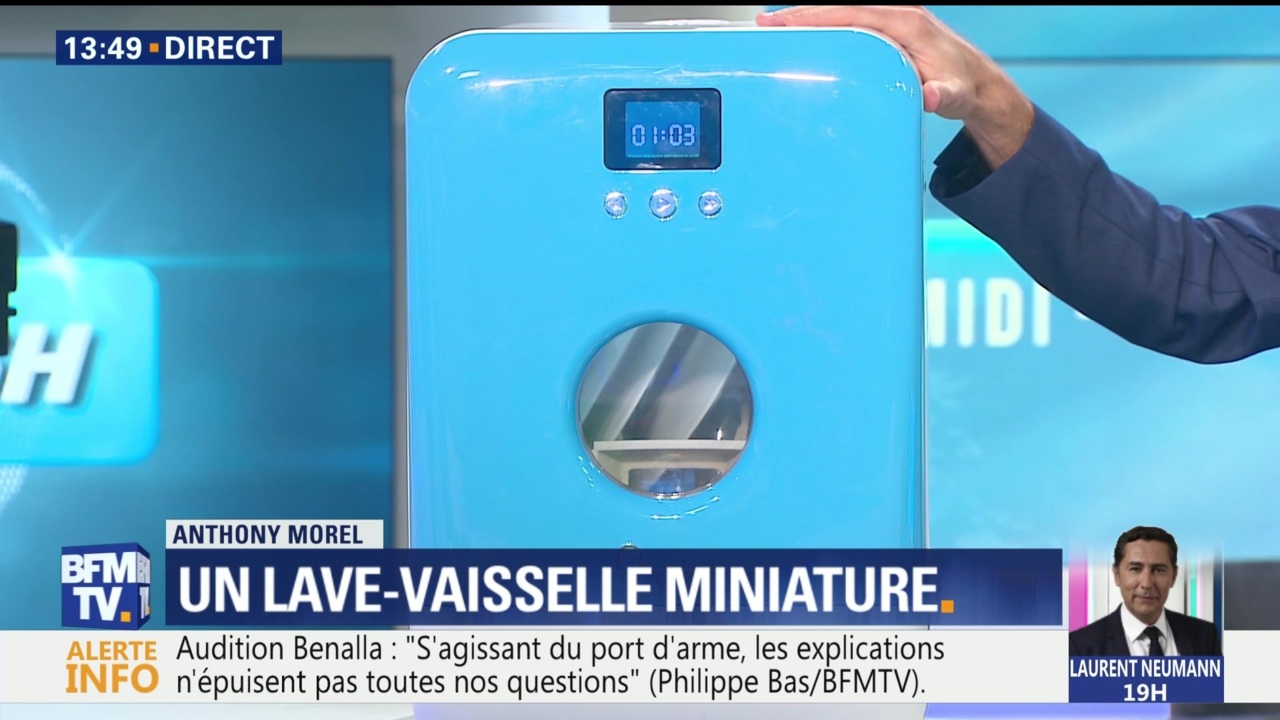 Avec le mini lave-vaisselle Bob, deux Vendéens veulent relancer  l'électroménager Made in France - France Bleu