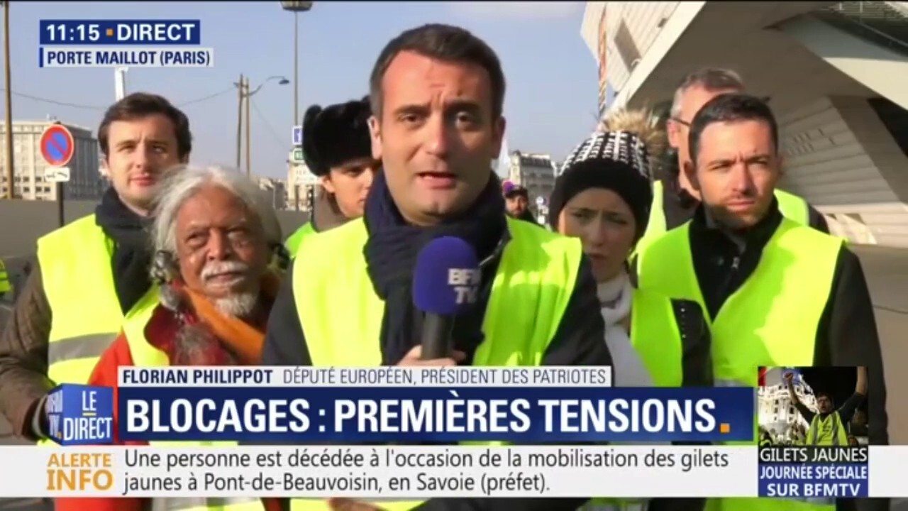 Gilets Jaunes Pour Florian Philippot Cest Au Gouvernement De Calmer Le Jeu En Annonçant Des Mesures Concrètes