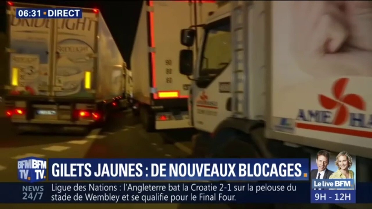 Gilets Jaunes Nouveaux Blocages Près De Rennes