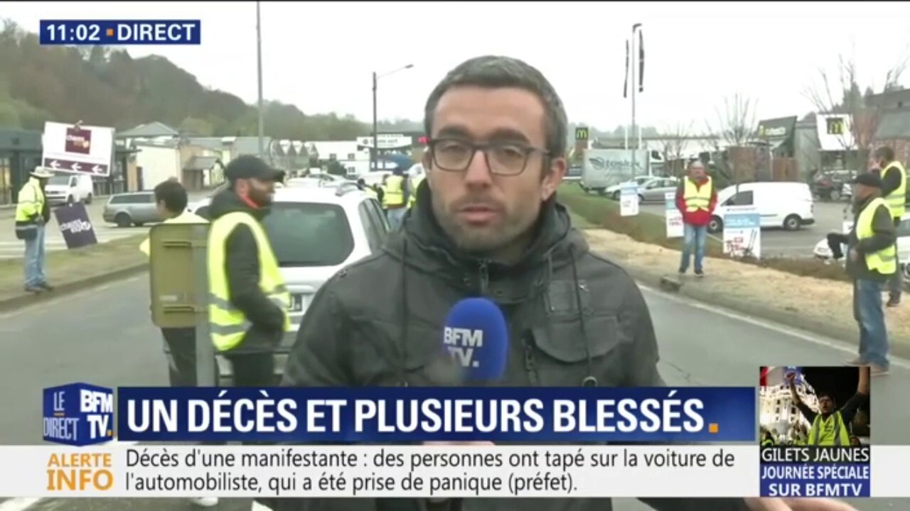 Gilets Jaunes Accident Mortel à Pont De Beauvoisin Au Niveau Dun Barrage