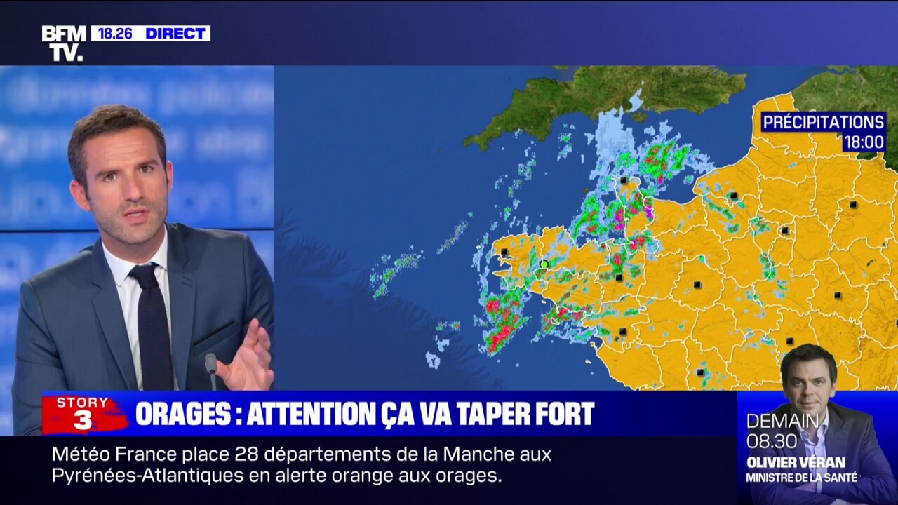 Des Orages Attendus Cette Nuit Dans Une Large Partie De L Ouest De La France