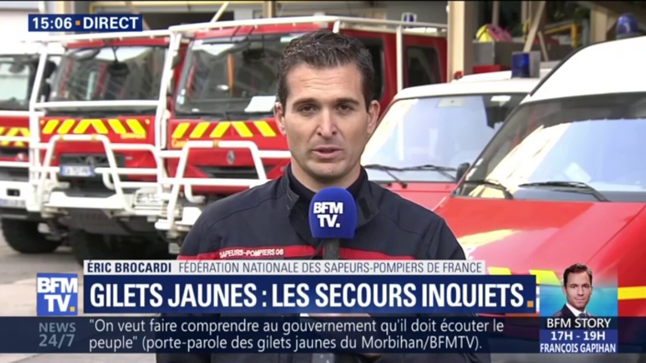 Gilets Jaunes Les Sapeurs Pompiers Appellent Les Manifestants à Ne Pas Bloquer Leurs Interventions Ce Samedi