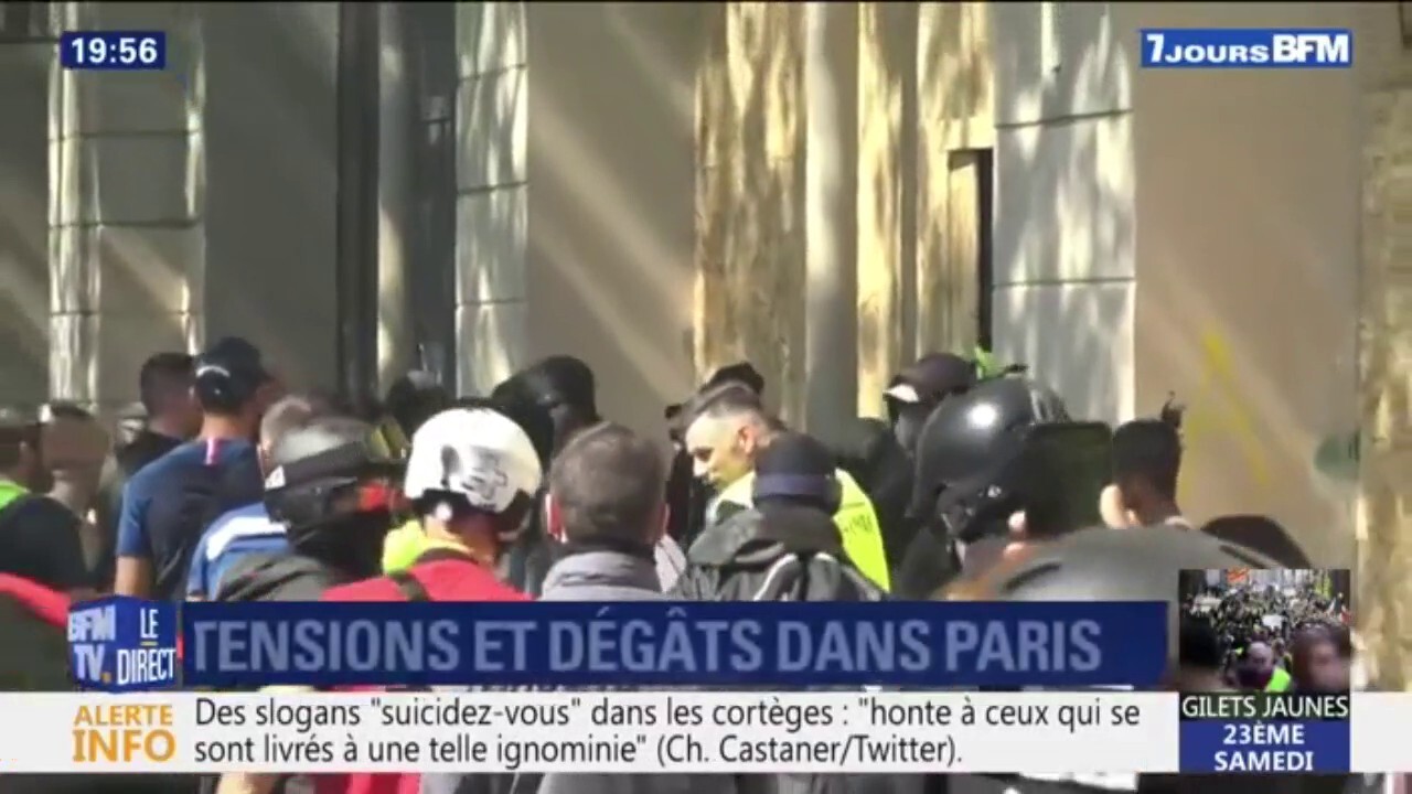 Gilets Jaunes Tensions Et Dégâts Dans Paris Pour Le 23e Samedi De Mobilisation