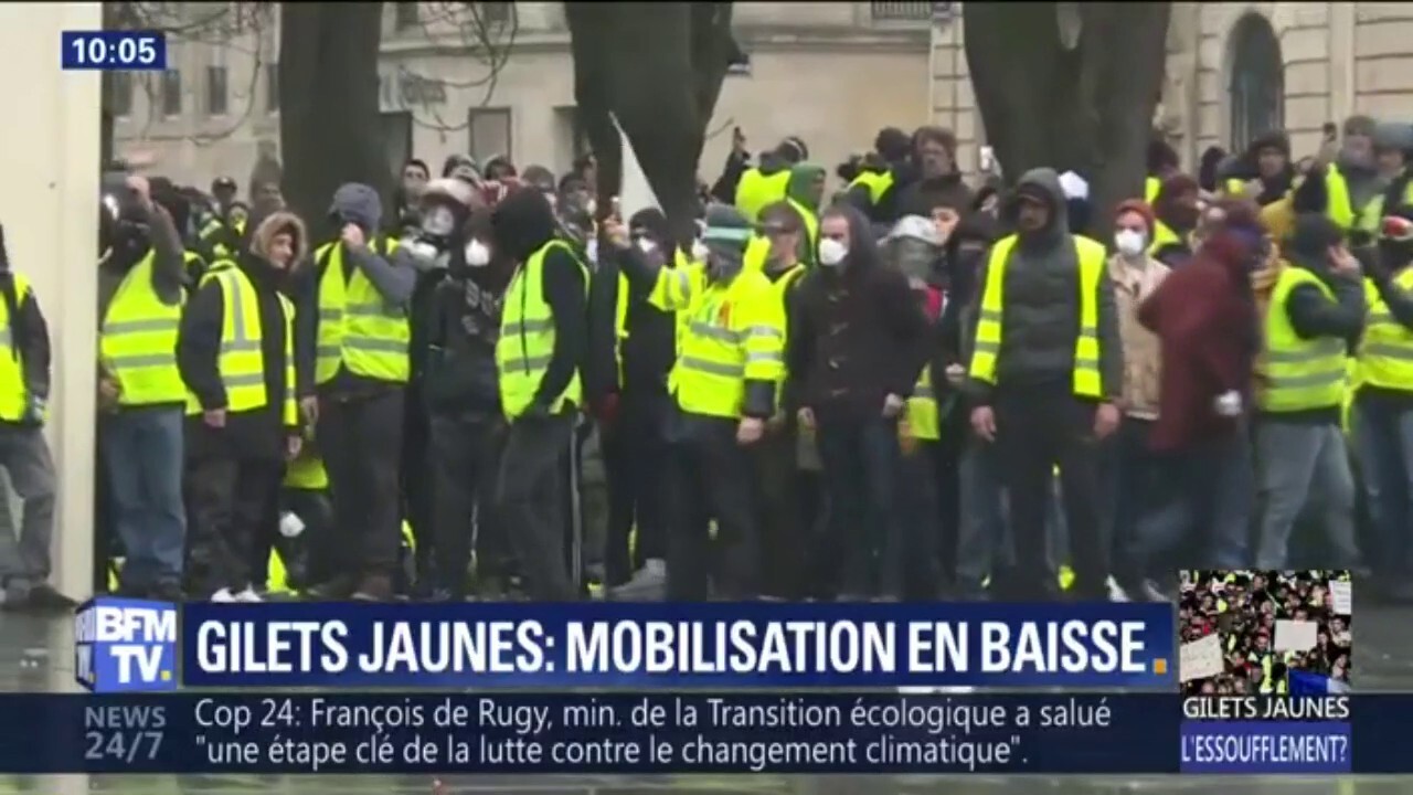 Mobilisation Du 15 Décembre Deux Fois Moins De Gilets Jaunes Sur Toute La France