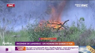 Incendie au sud d'Avignon : reprise de feu «virulente», des quartiers  évacués