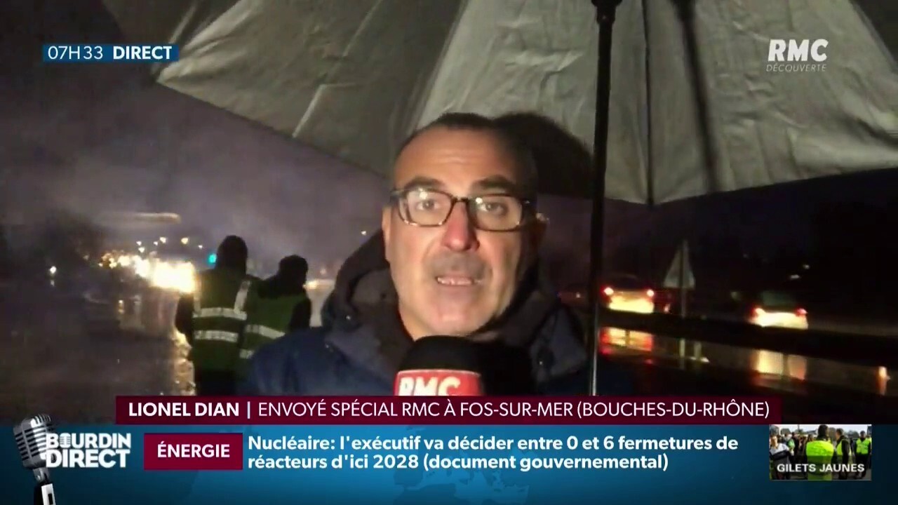 Le Dépôt Pétrolier De Fos Sur Mer Bloqué Par Les Gilets Jaunes