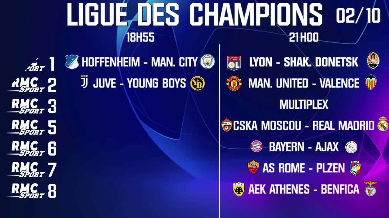 Ligue Des Champions Le Programme De La Deuxieme Journee Sur Rmc Sport